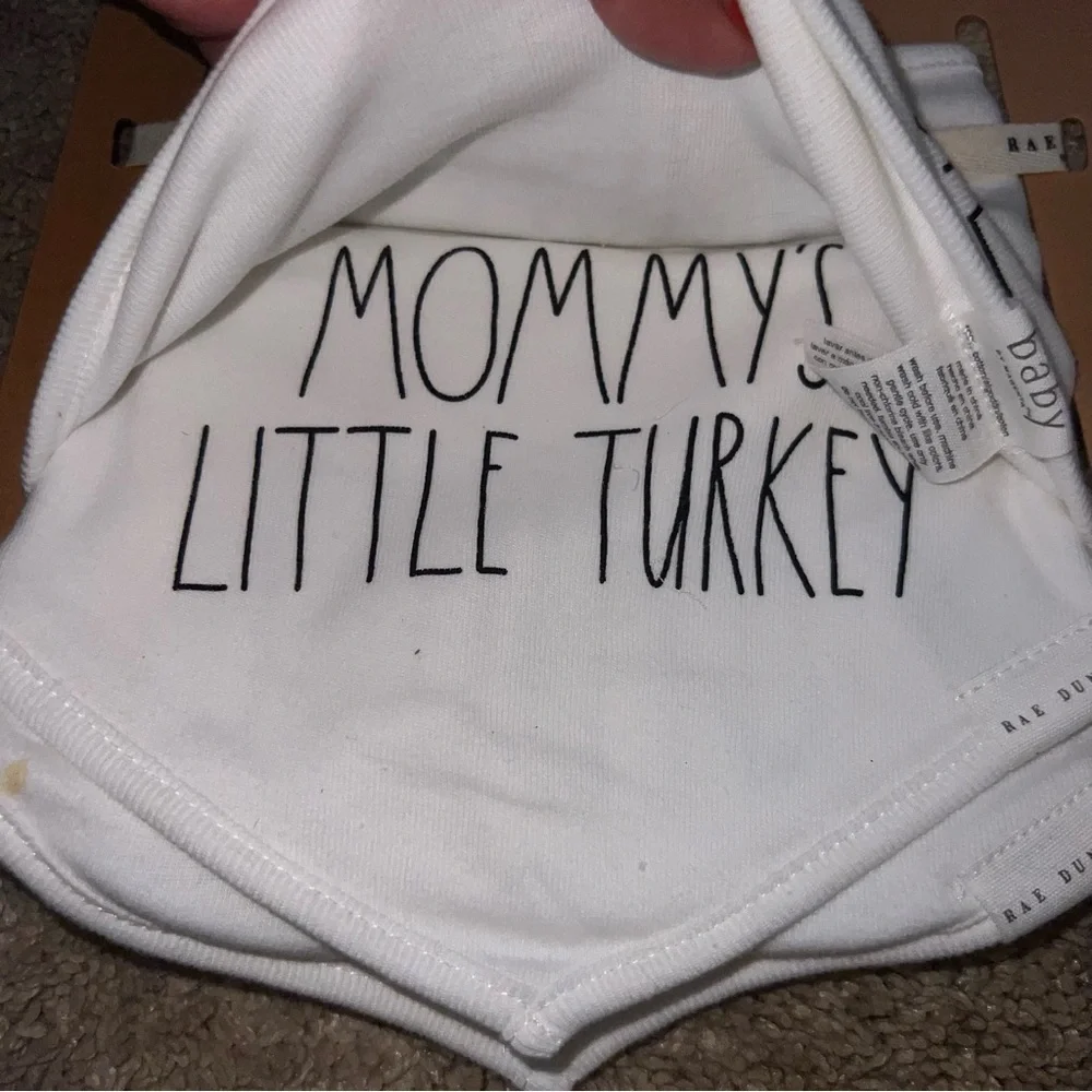 Rae Dunn Bib Set of 3 Thanksgiving NWT
